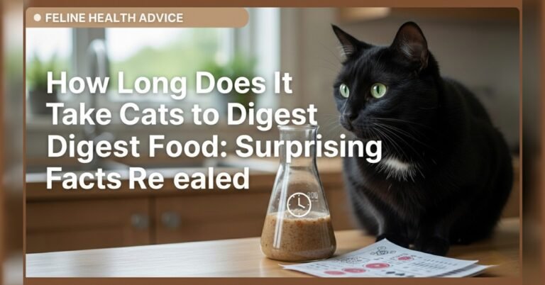 How Long Does It Take Cats to Digest Food