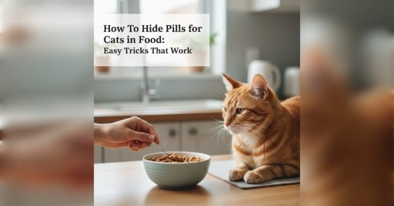 How to Hide Pills for Cats in Food