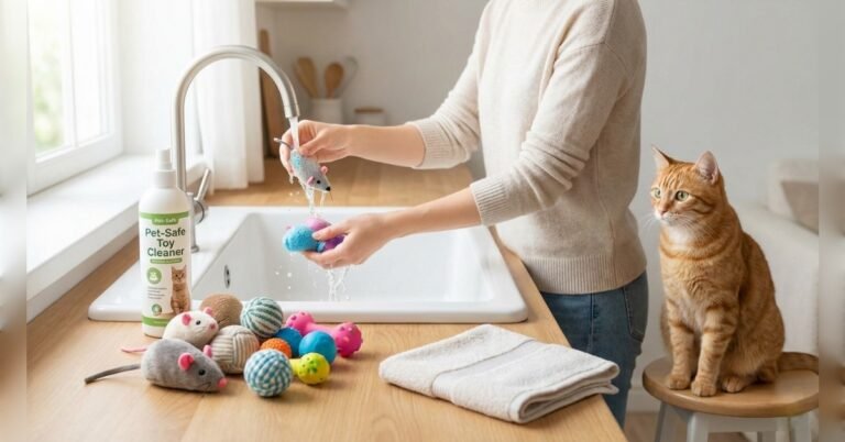 How to Wash Cat Toys